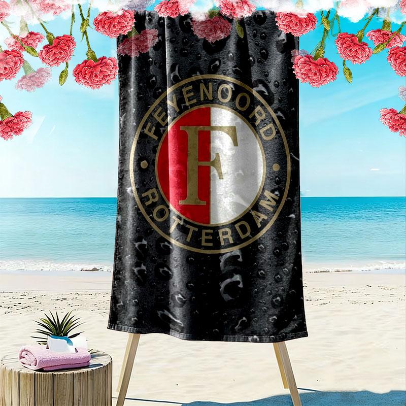 Feyenoord Print Beach Towel, Large Soft Quick Dry Towel for Beach Camping Swimming