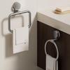 No-Drill Suction Cup Towel Holder for Bathroom & Kitchen Walls