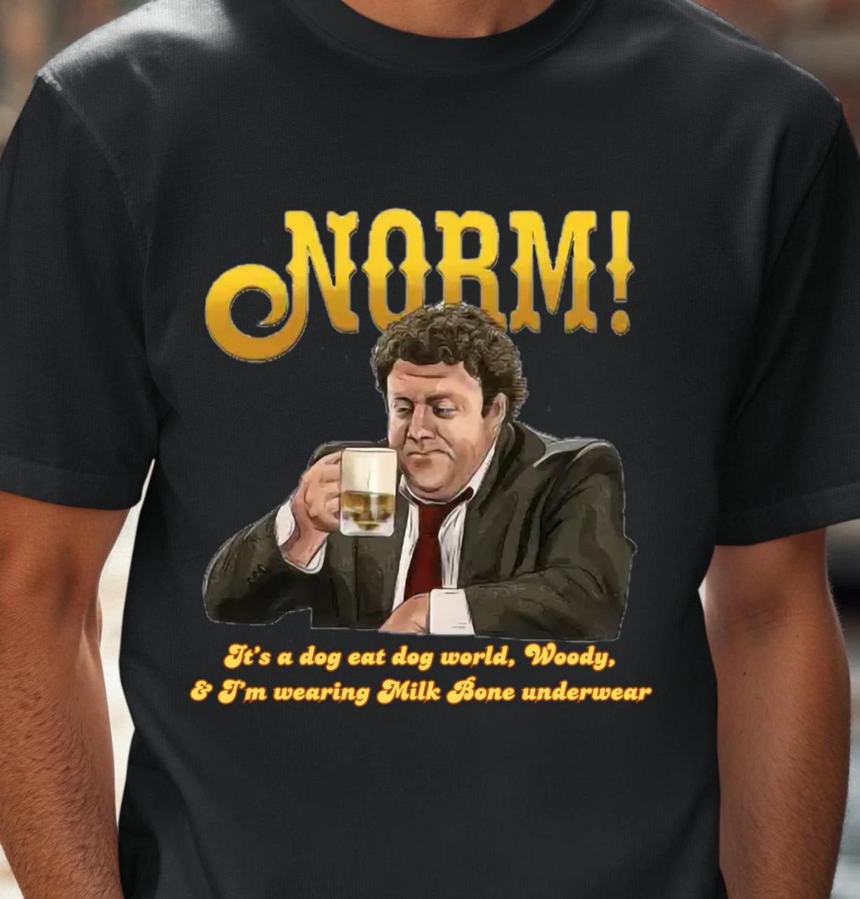 Norm! Retro Sit Com Tee, Retro TV Quote T-Shirt, Norm Peterson Shirt, Cheers Tee 4XL