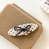 French Satin Bow Banana Clip Gentle Solid Color Vertical Clip Half Tie Hair Clip Simple Commuter Girl Hair Accessories