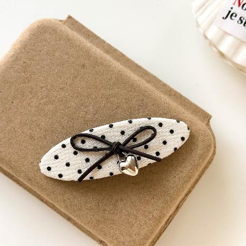 French Satin Bow Banana Clip Gentle Solid Color Vertical Clip Half Tie Hair Clip Simple Commuter Girl Hair Accessories