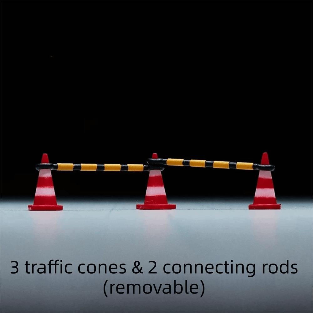 1/64 Scale Resin Model Traffic Barriers Scene Figurine Model Collection Miniature Scene Model