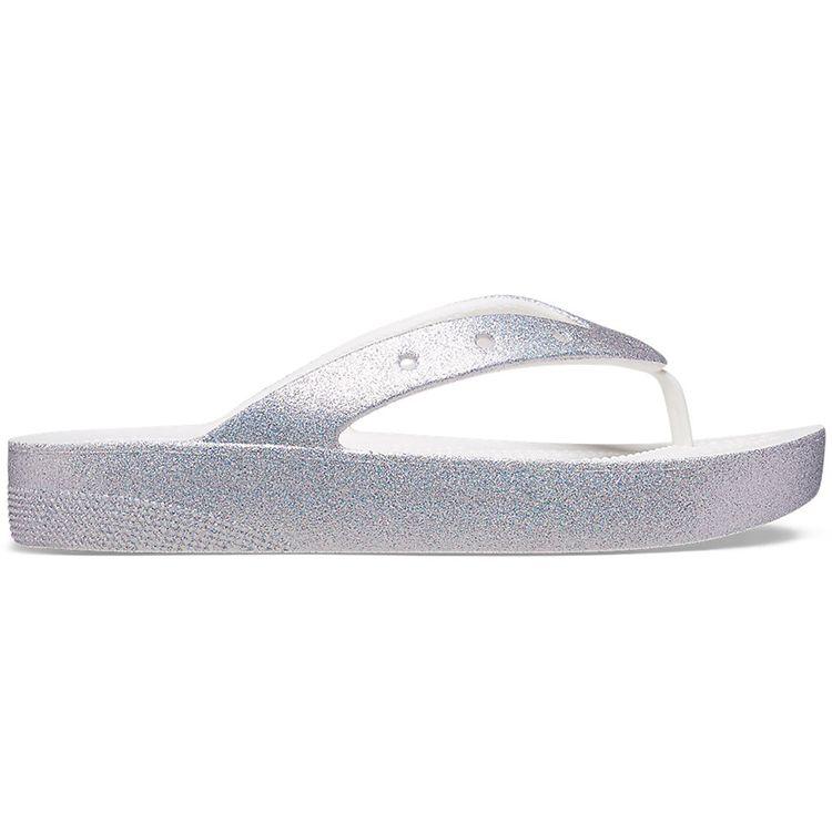 Crocs Klassieke Cloud Shine Anti-Schuur Flip-Flops Dames Schoenen Wit 207830-100