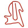 100PCS Paper Clips Cute Appearance Slip Resistant Rust Proof Plating Process Colorfast Portable
