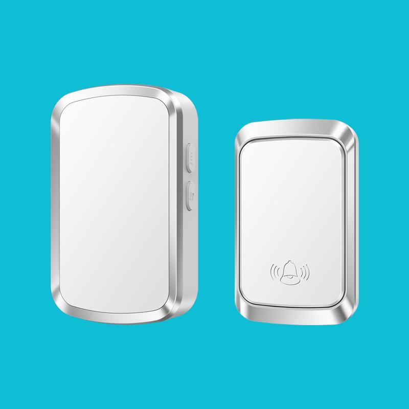 Wireless Self-Powered Long-Distance Doorbell with Waterproof Call Button for Elderly