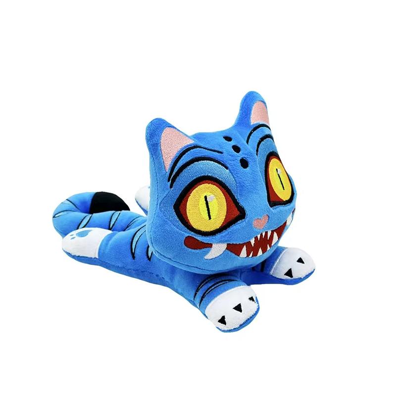 New Demon Hunters Tiger Plush Toy Demon Hunters Kpop Cute Toy Blue Tiger Plushie Doll Merch Birthday Fan Gift