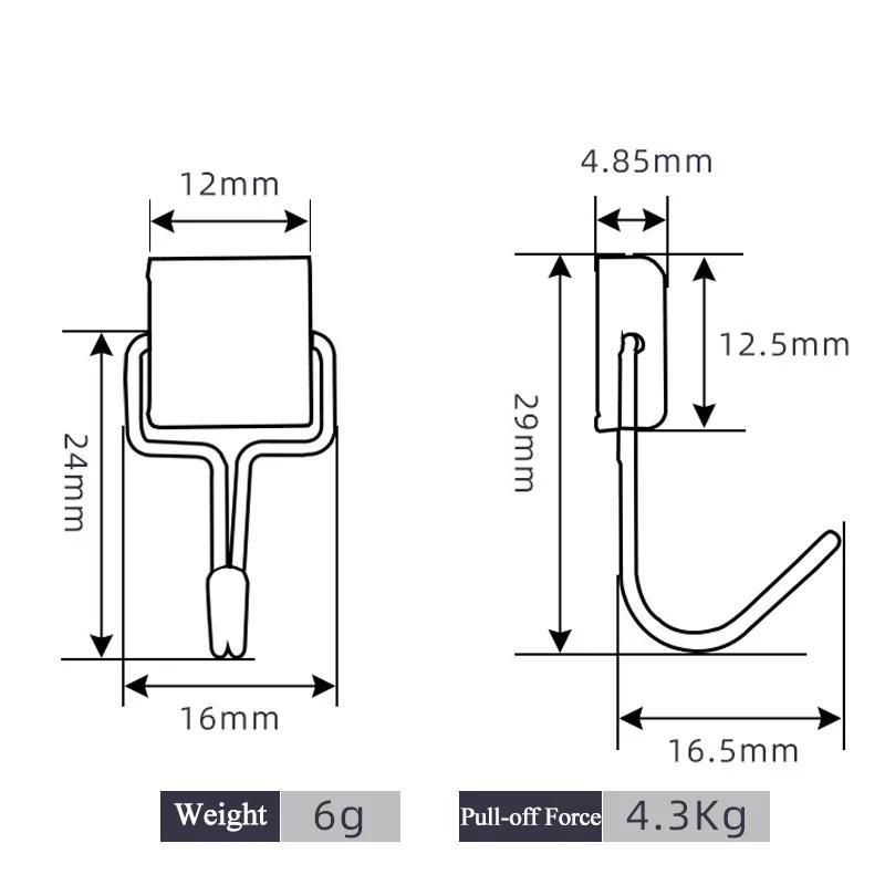 1–40 Stück Mehrzweck-Aufbewahrungshaken, starke Magnethaken, Aufbewahrungshaken für Zuhause und Küche, Schlüsselaufbewahrungshaken, Aufbewahrungshaken für Badezimmer