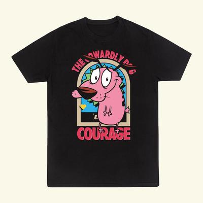 Courage der feige Hund T-Shirt Unisex Baumwoll-T-Shirt Alle Größen