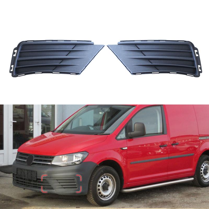 Kryt mlhového světla předního nárazníku Rámeček lampy Kryt spodní mřížky pro VW Caddy 2016 2017 2018 2K5853665E 2K5853666E