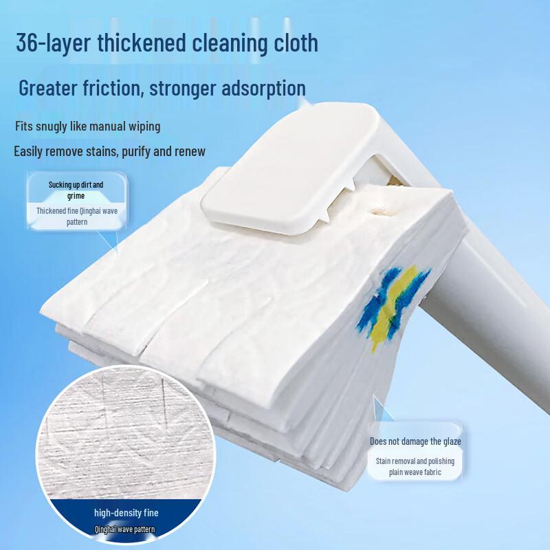 Flushable Japanese Toilet Brush with Dissolvable Head & Built-in Cleaner - Wall-Mounted Home Essential
