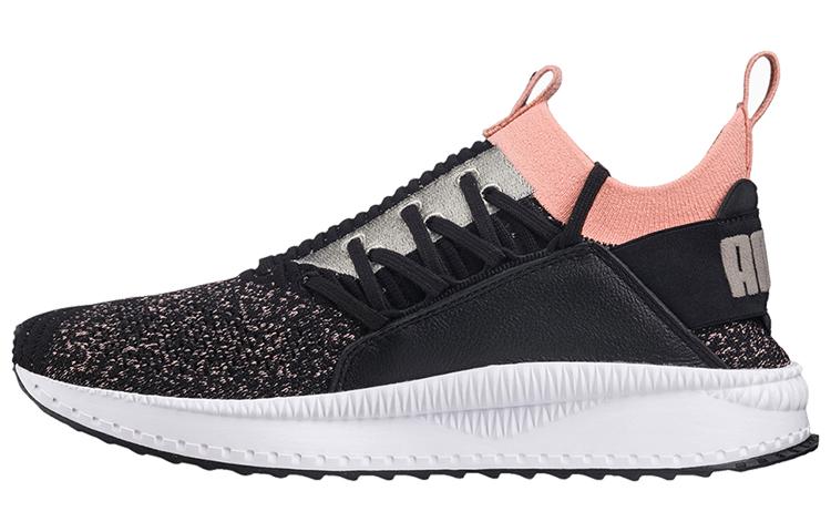 PUMA Tsugi Jun Low Top Running Shoes Black White Pink Women s 367038-08 39
