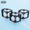 CXWXC Bicycle Pedals of Flat with Removable Anti-slip Pins Ultralight Aluminum Sealed Bearings MTB Road Bike Wide Flat Pedals