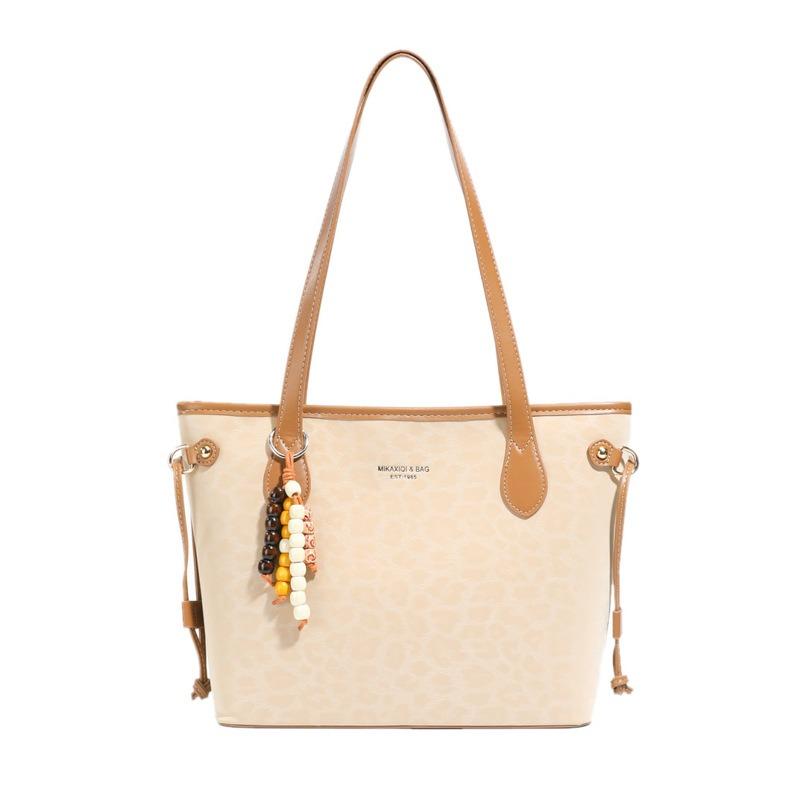 Large-capacity Bag Women's New Versatile Leopard Print Shoulder Armpit Bag Casual Work Commuter Tote Bag