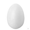 4 Foam Easter Egg Craft White Symbol 115mm