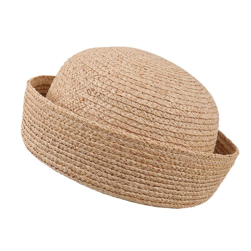 Classic Straw Sun Hat With Breathable Material For Summer Casual Wear
