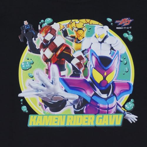 Bandai Classic fq8956 Fall/Winter Kamen Rider Gab Fleece-Lined Long Sleeve Sweatshirt, Boys, Black