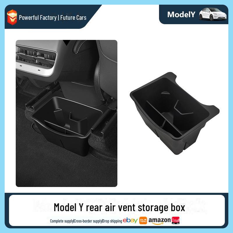 

Задний отсек для хранения вещей и мусорный контейнер Tesla Model Y чёрный