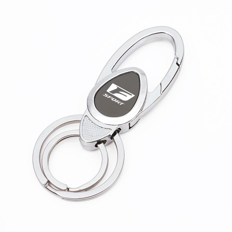 

2026 Hot Interior Stickers Car Emblem Alloy Keychain Key Holder For Lexus RX330 IS250 Ct200h ES300h RX350 IS300h NX300h RX400h N