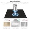 Metal Pegboard with Stand Movable Floor Standing Storage Rack Jewelry Hat Display Pegboard  Tools for Bedrooms Living Rooms and Kitchen