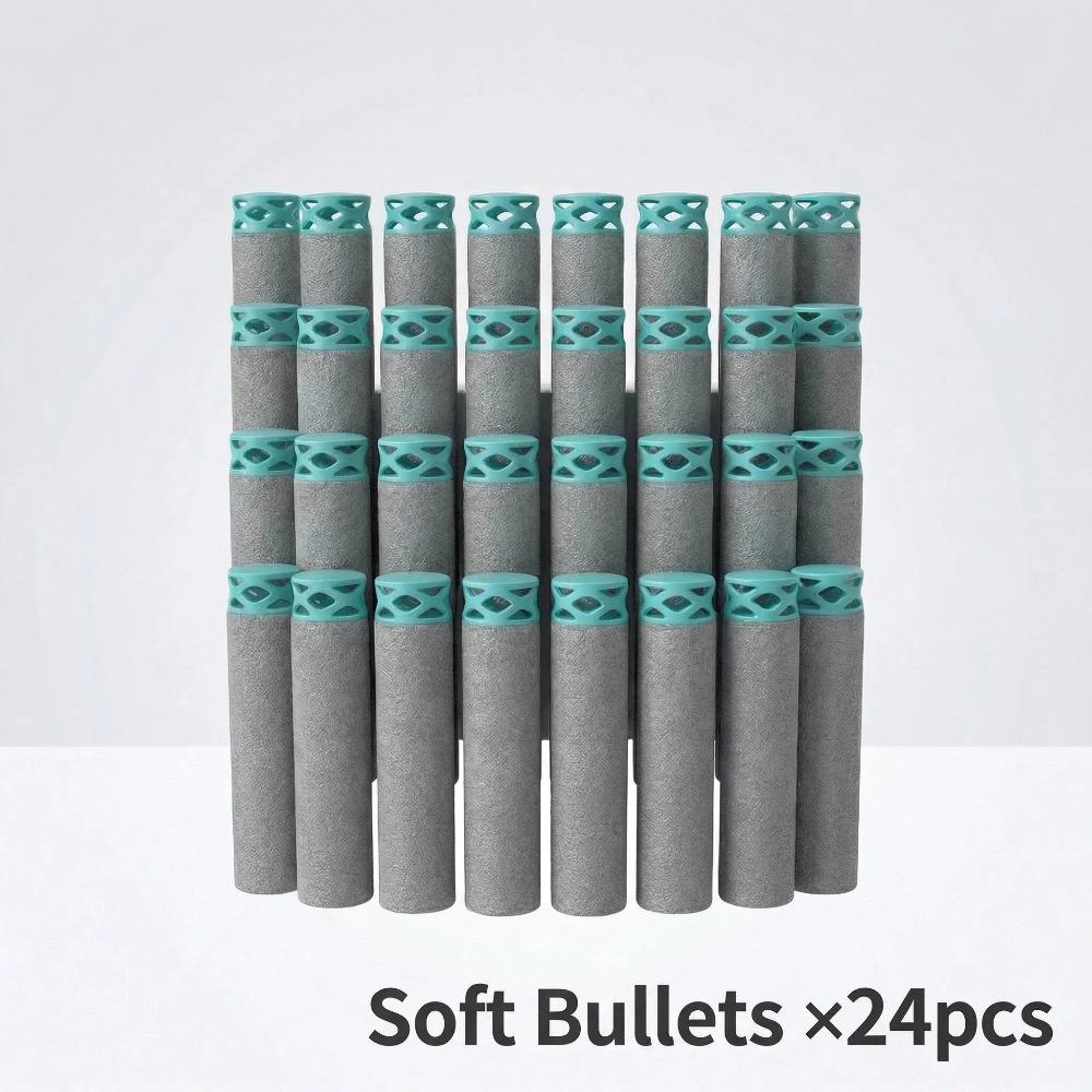 New Outdoor Kids Soft Bullet Blaster Manual Foam Dart Launcher Battle Toy Gun with Safe Ammo Multi-Color Options for Children's