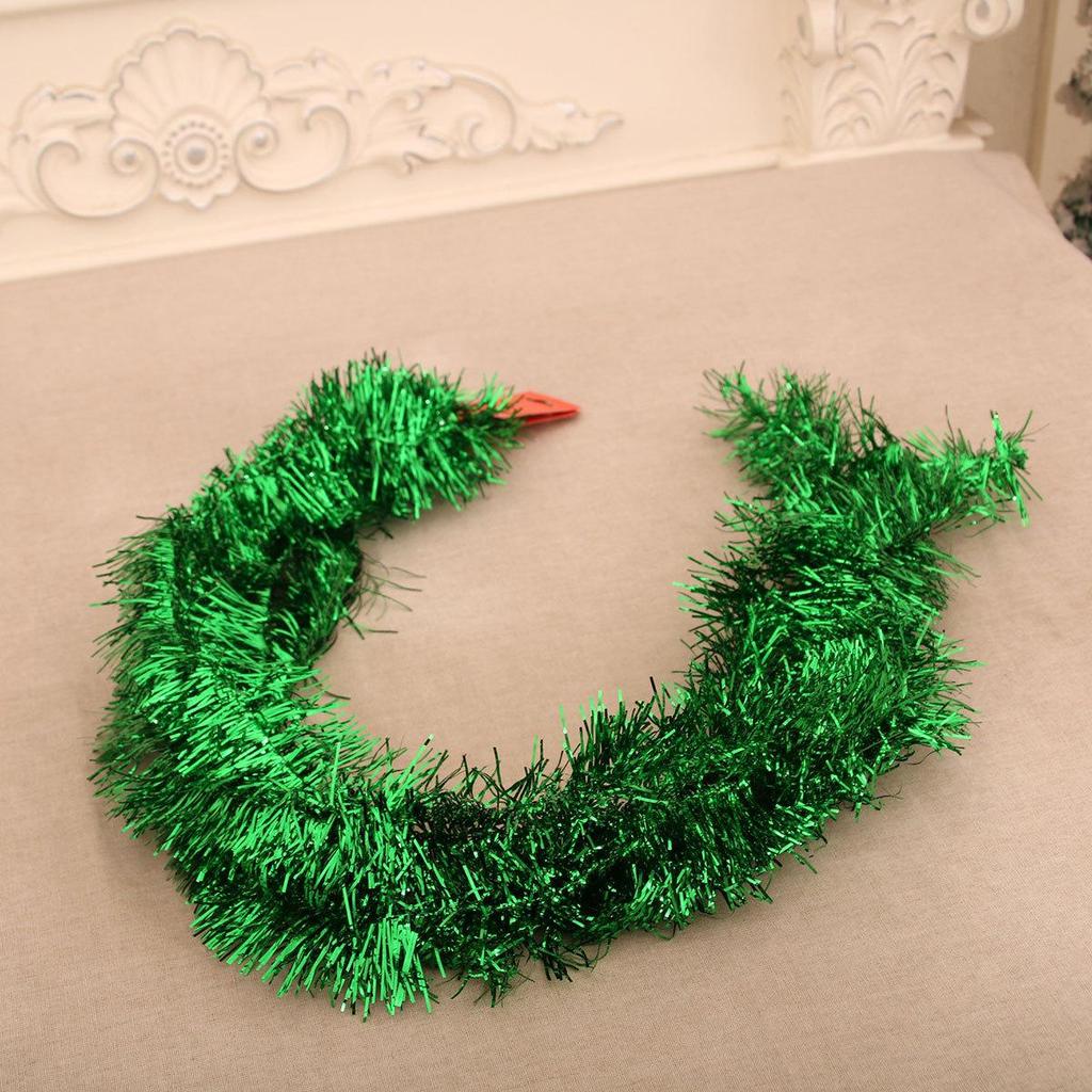 Christmas Tinsel and Garland Ornaments for Holiday Tree Decoration