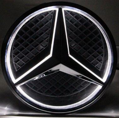 AAA 3D Front Grille Star Emblems Logo Mercedes Benz C W205 A W177 S W217 SL CLA CLS GLA GLB Car Accessories JO1