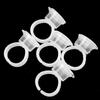 50-Pack Grafting Eyelash Glue Holder Rings with Flip-Top Seal