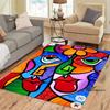 Customizable  Picasso Style Painting Printed Carpet Fashion Non-slip Floor Mat Outdoor Door Mat Play Mat Birthday Gift