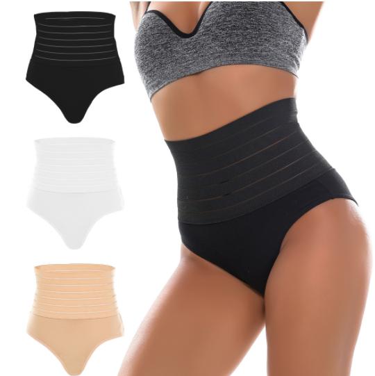 Women High Waist Shaping Panties Breathable Body Shaper Slimming Tummy Underwear Butt Lifter Seamless Panties Shapewear S