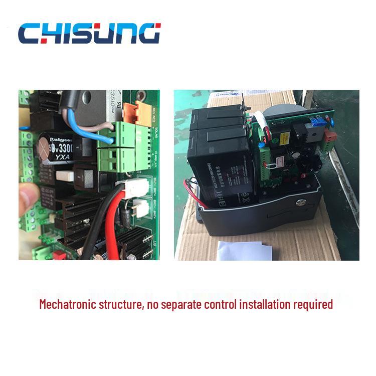 500kg Smart Remote Control Villa Sliding Gate Opener - Solar-Powered Electric Courtyard Door System