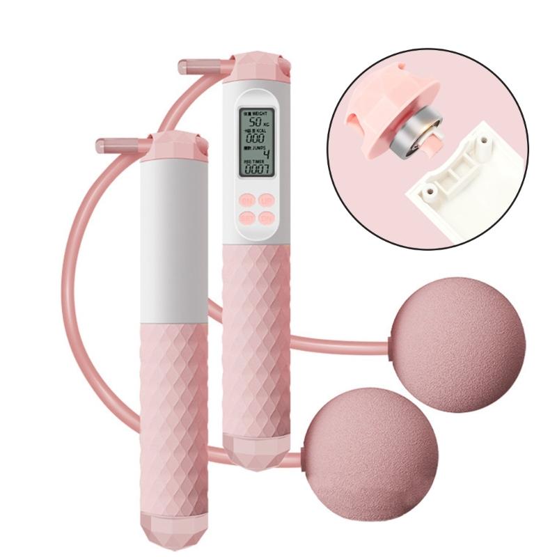 Electronic Counting Jumping Rope Exercise Jump Rope with Counter Fitness Skipping Rope Home Workout Equipment Enduring