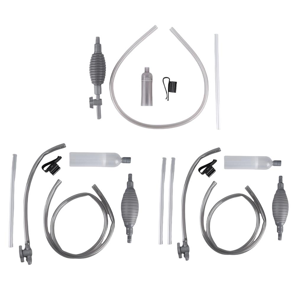 Aquarium Water Cleaner Adjustable Fish Tank Siphon Cleaner Reusable Aquarium Manual Water Changer for Cleaning Sand Stone Washer