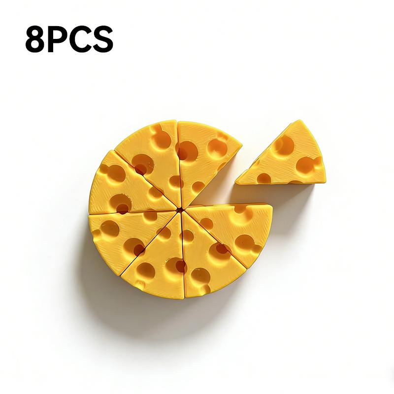

Cheese shape Strong Neodymium Noticeboard Pin Magnets Fridge DIY Whiteboard Uses in Office Advertising Education and Other Pur