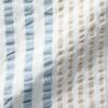 MUJI Cotton Soccer Weave Blue 76400752 Pillowcase, 50x70cm, Stripe,