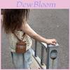 No Brand Kids Pu Water Bucket Bag With Stitch Details For Daily Use