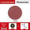 4-Inch Self-Adhesive Flocking Sandpaper Discs for Electric Drill & Angle Grinder – 100mm Polishing & Woodworking Tool.