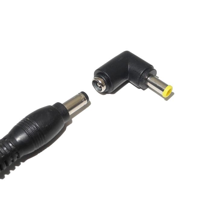 Adaptér pro konverzi DC zástrčky typu L Vnější průměr Vnitřní průměr Vnější průměr Vnitřní průměr Se stupni středového kolíku Zástrčka EIAJ s jednotnou polaritou