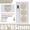 Gold Thermal Adhesive Round Sticker Paper for Lunch Box & Food Retention Labels