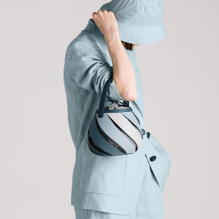 Fashion Pu Leather Cylindrical Bucket Bag Splicing Purses Handbags Luxury High Quality Shoulder Crossbody Bags Women Commuter To