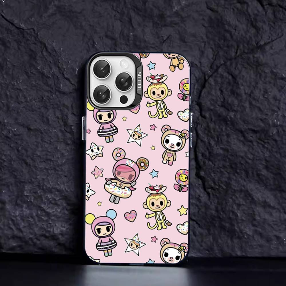 Japan Tokidoki For IPhone 17 16 15 14 13 12 11 Pro Max Plus Matte Color Back Phone Cover
