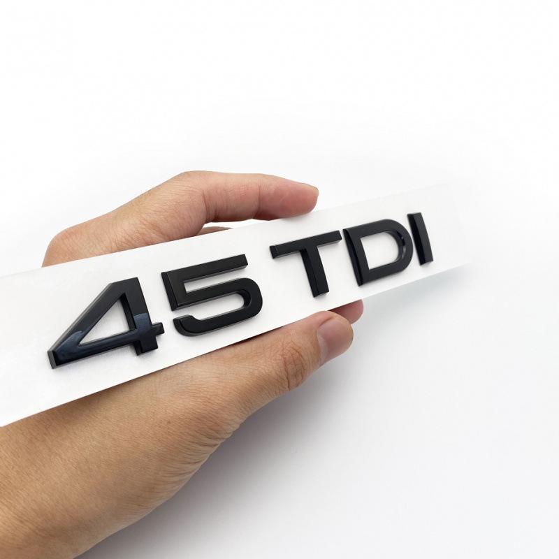 Suitable for 1zjdr TDI logo, English tail label, modified displacement label, 2.0TDI 3.0TDI car sticker decoration sticker zjdr1
