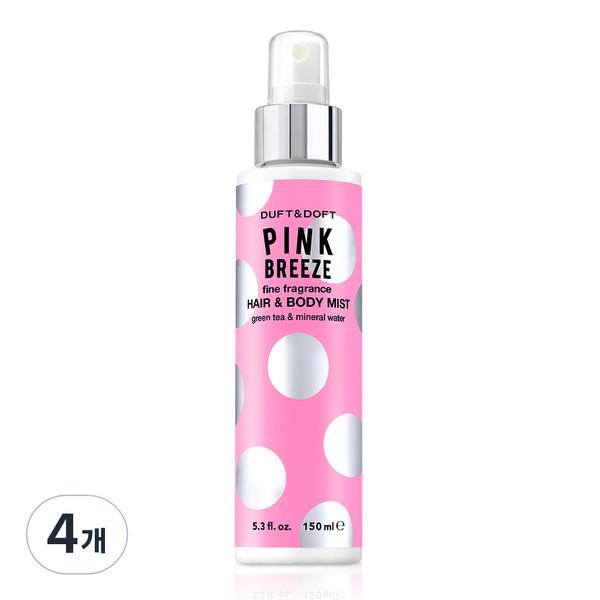 

Duft & Doft Pink Breeze Спрей для волос и тела, 150 мл, 4 шт.