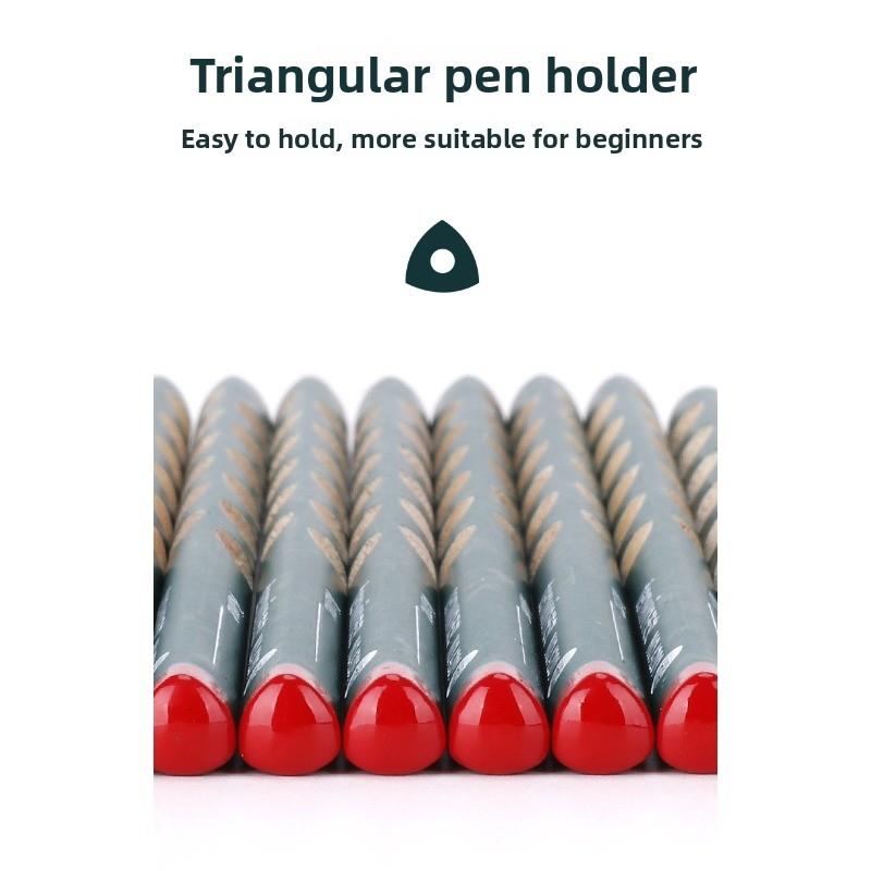 Correct Grip Hole-Pen Set - 12 Writing Pencils with Fine Strokes for Primary School Students - Boxed Set