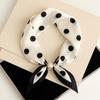 Versatile Square Scarf Soft Cotton Silk Scarf Elegant Magnetic Scarf  Women Fashion