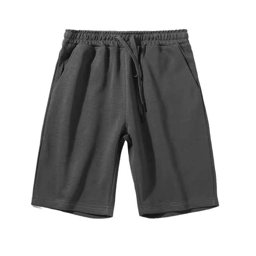 Damen Sommer Casual Einfarbig Weitbein Baumwollshorts