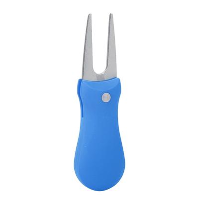 Portable Golf Green Divot Repair Tool Folding Ball Fork Lawn Repairing Golfer Practicing