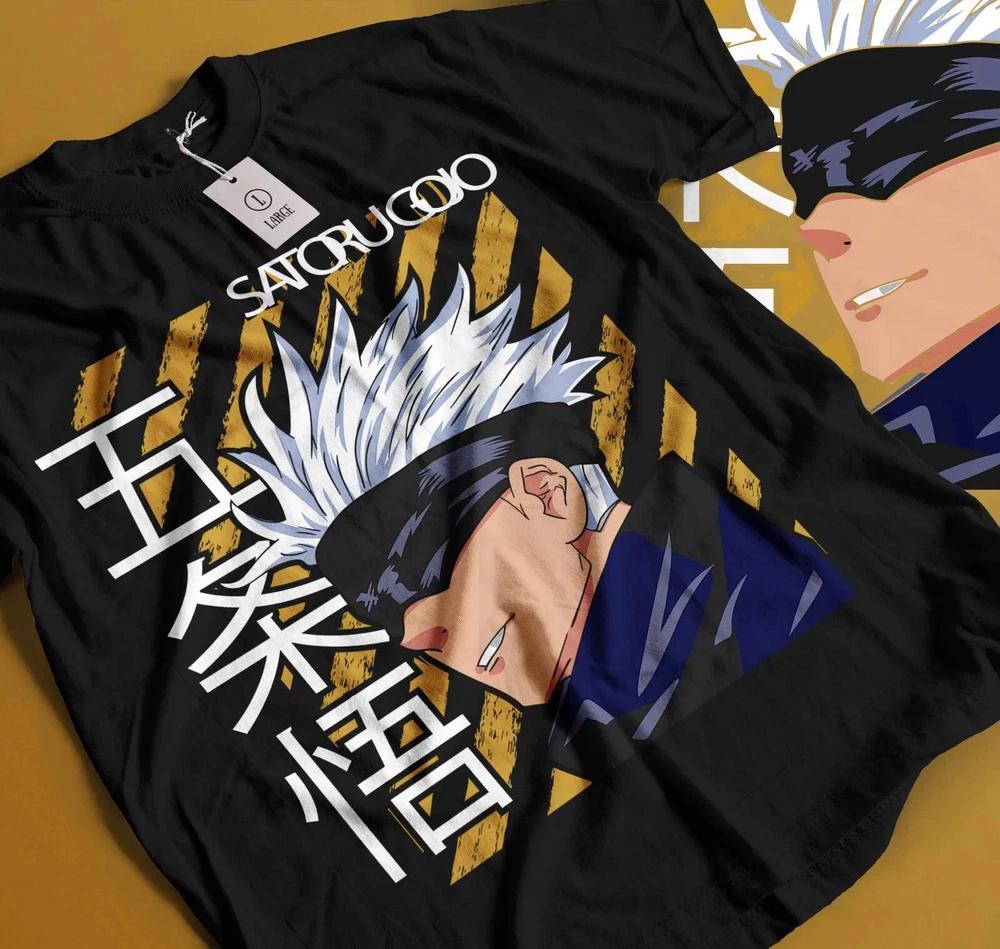 Jujutsu Kaisen Gojo Satoru Strongest Black TShirt S
