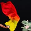 120/150/180cm Gradient Color Dancer Fan Right&Left Hands Rayon Silk Fans