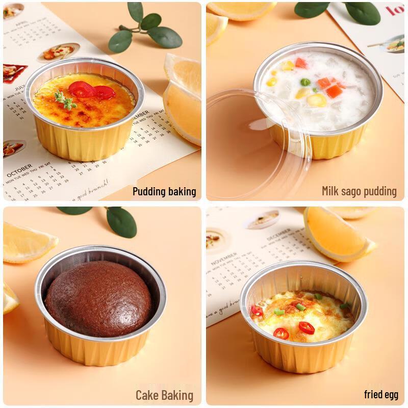 ChuWangYe Disposable Foil Baking Cups for Air Fryer