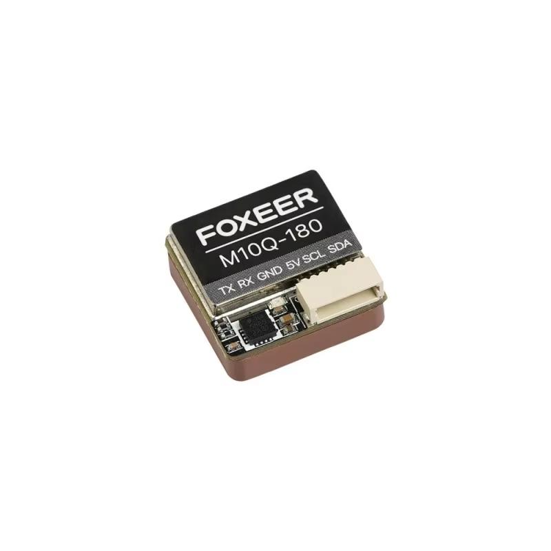 Foxeer M10 10th Gen 180 GPS QMC5883 Compass Magnetometer Dual Protocol Precision Positioning with Ceramic Antenna 5V Racing UAV for FPV GPS&MR1776&Transmitter & Receiver чёрный